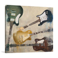 Old Electric Guitar Wall Art Print