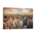 Aerial View of New York City Wall Art Print
