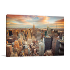 Aerial View of New York City Wall Art Print