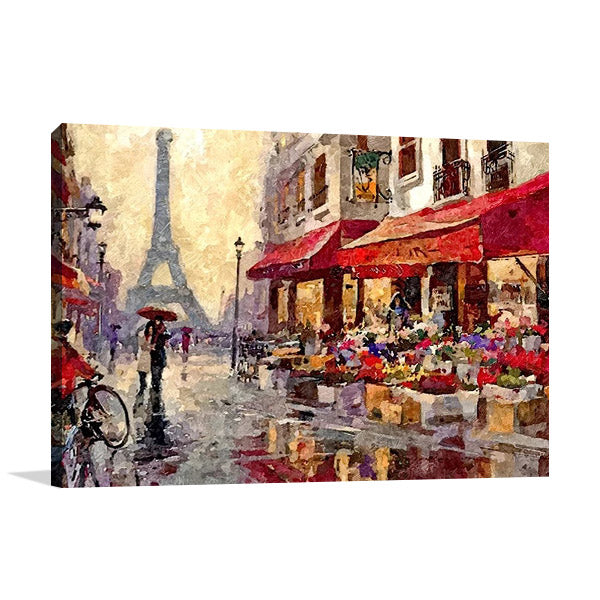 Rainy Morning in Paris Wall Art Print