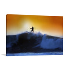 Surfer and Waves Wall Art Print
