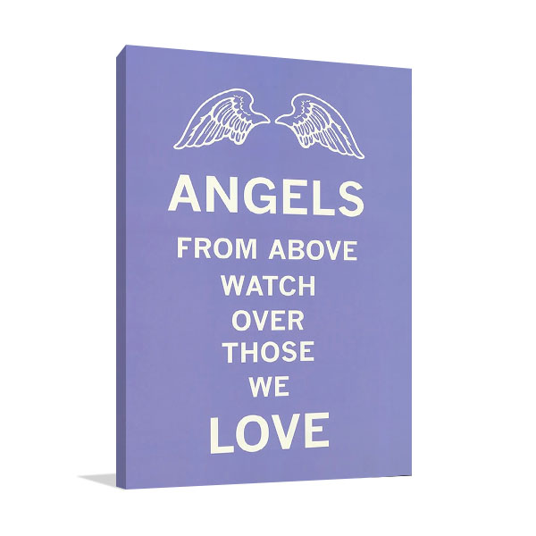 Angels Love Wall Art Print