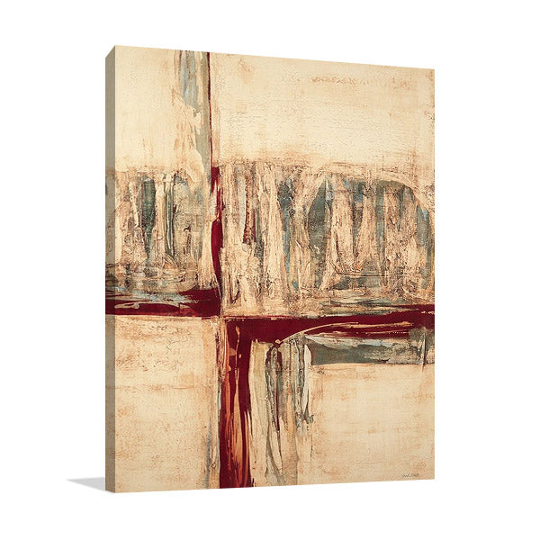 The Crossing Red Wall Art Print