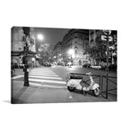Paris France at Night Wall Art Print