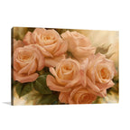 Peach Rose Splendor II Wall Art Print