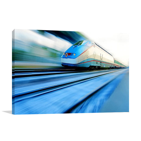 Fast Moving Train II Wall Art Print