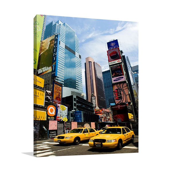 New York City Cab Wall Art Print