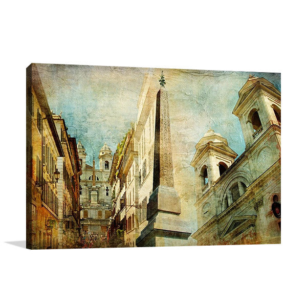 Rome Spanish Stairs Wall Art Print
