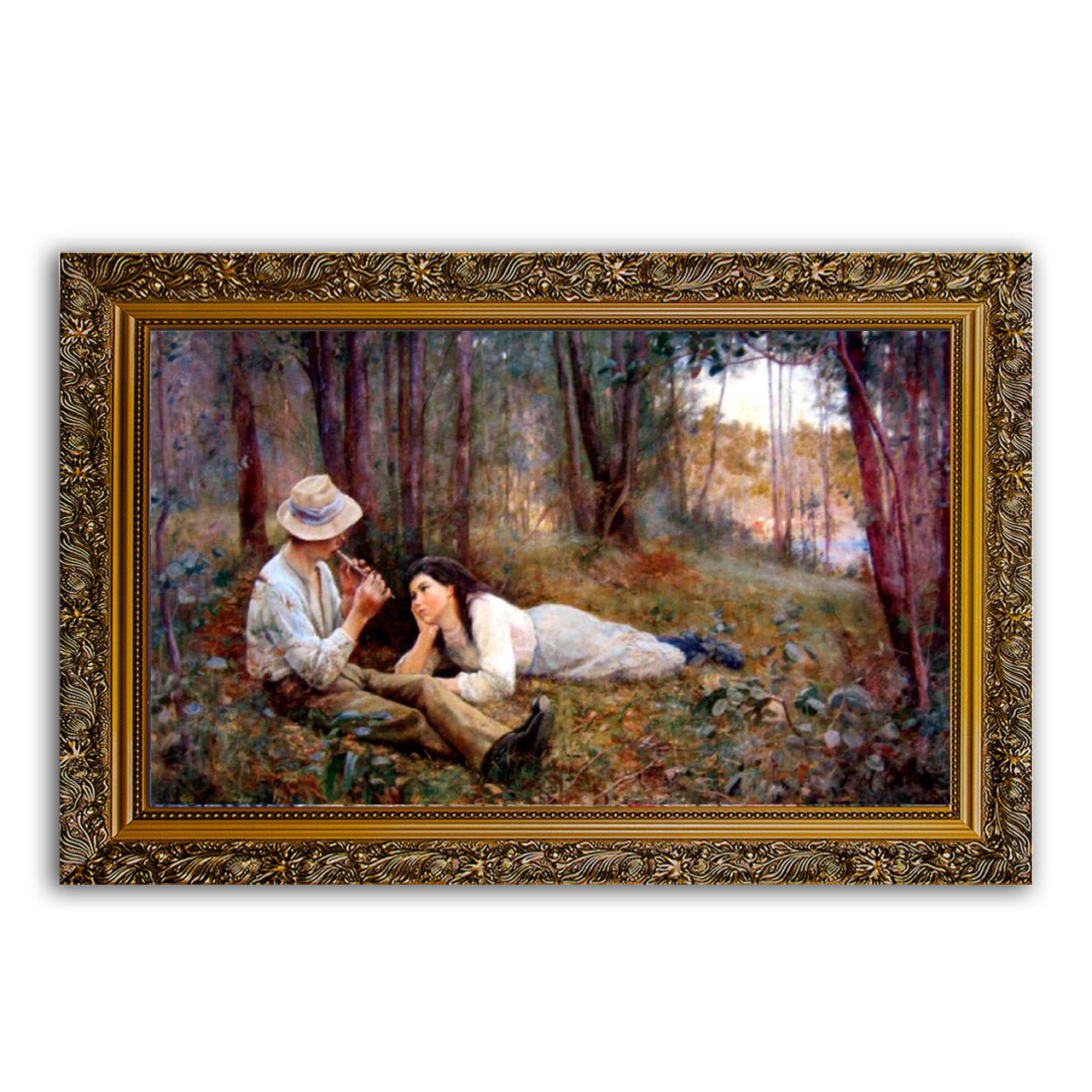 McCubbin | Bush Idyll The Flute Player