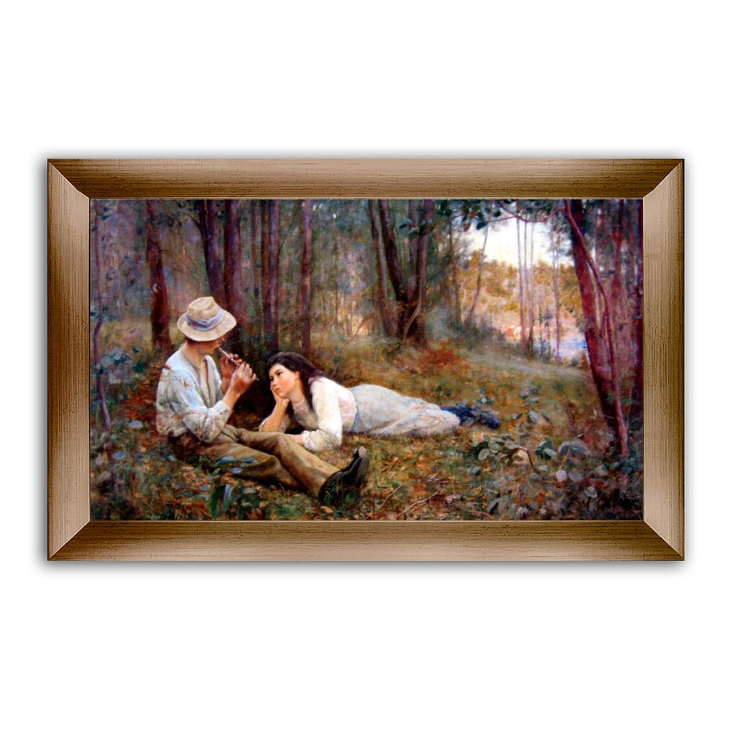 McCubbin | Bush Idyll The Flute Player