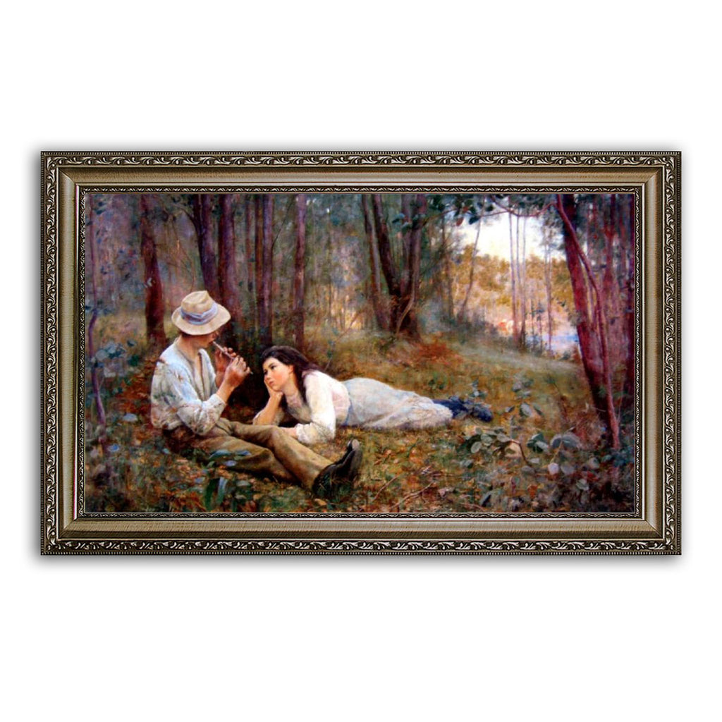 McCubbin | Bush Idyll The Flute Player