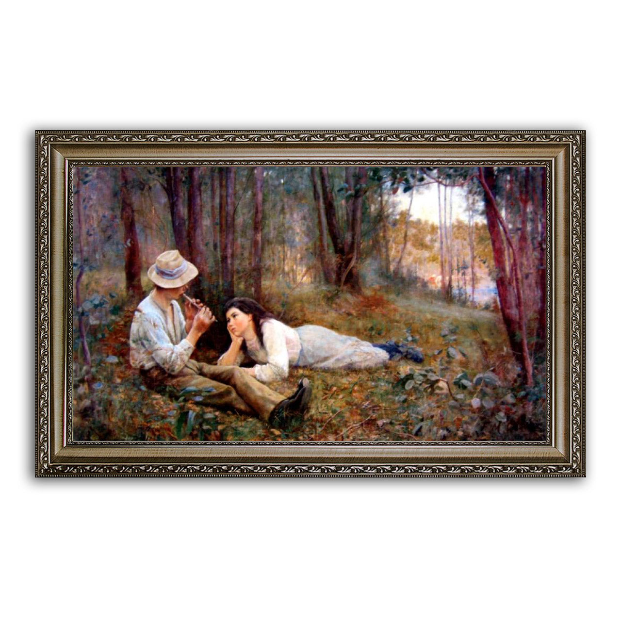 McCubbin | Bush Idyll The Flute Player