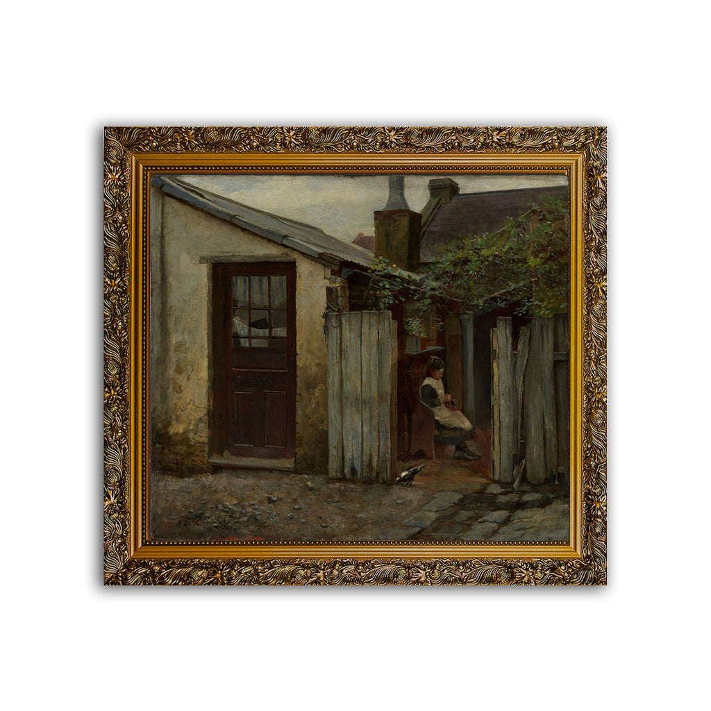 McCubbin | Girl with Bird at the King Street Bakery