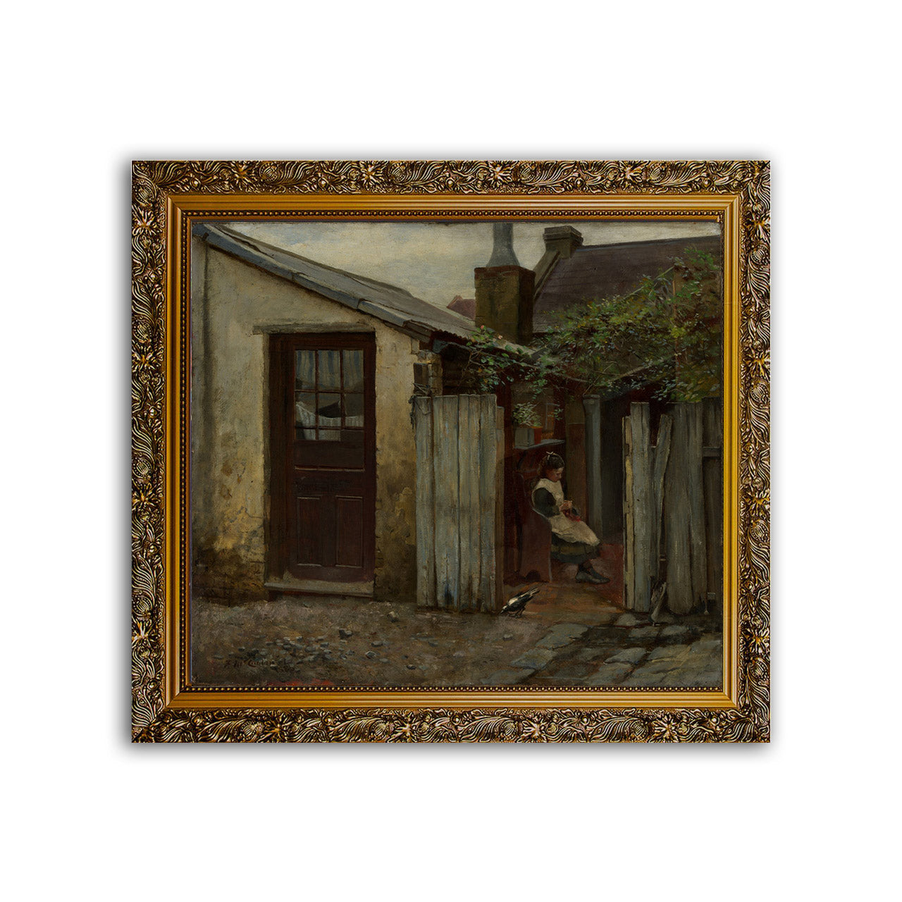 McCubbin | Girl with Bird at the King Street Bakery
