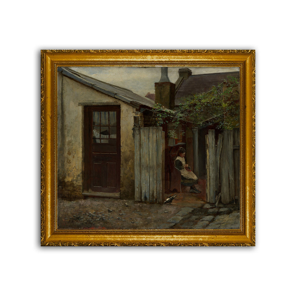 McCubbin | Girl with Bird at the King Street Bakery