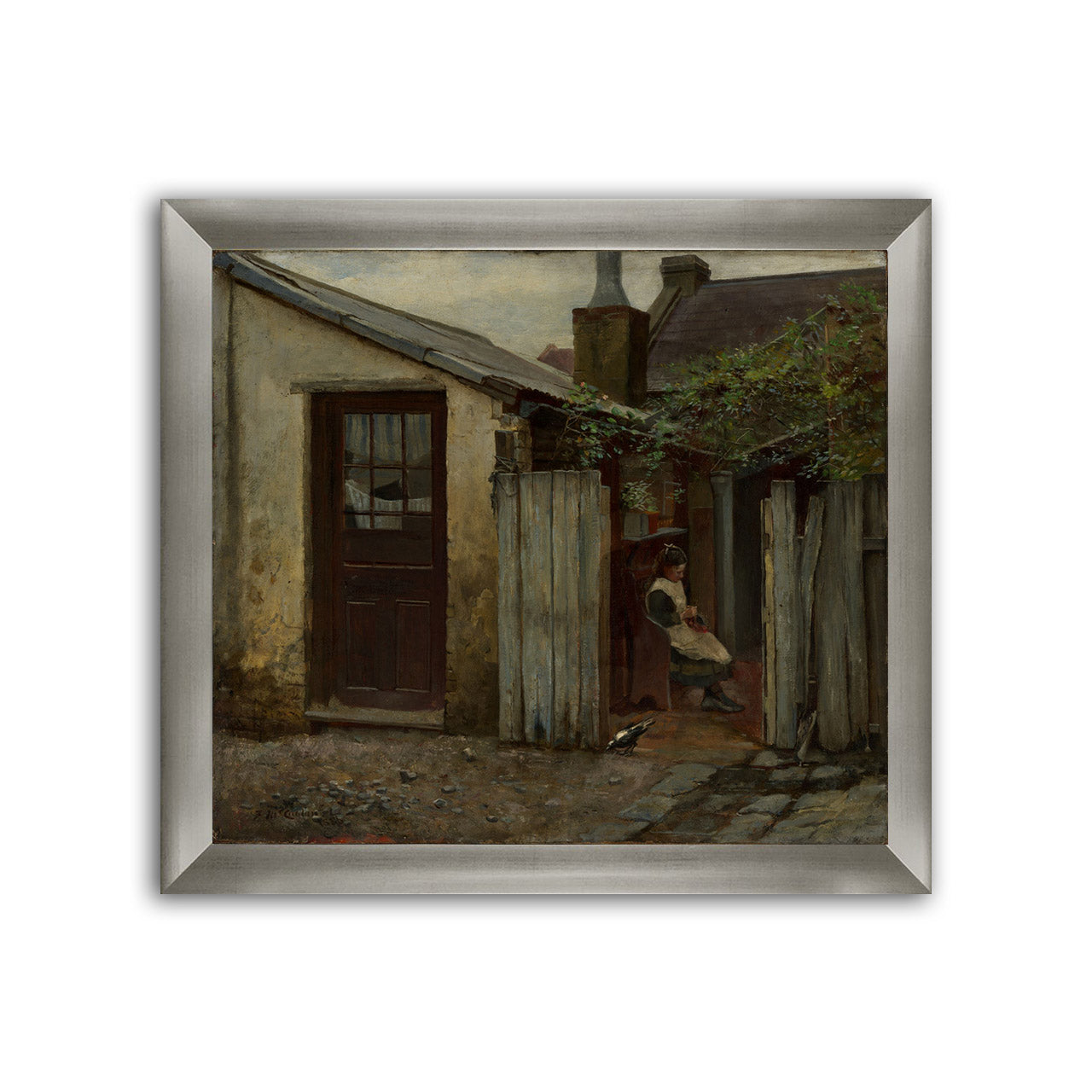 McCubbin | Girl with Bird at the King Street Bakery