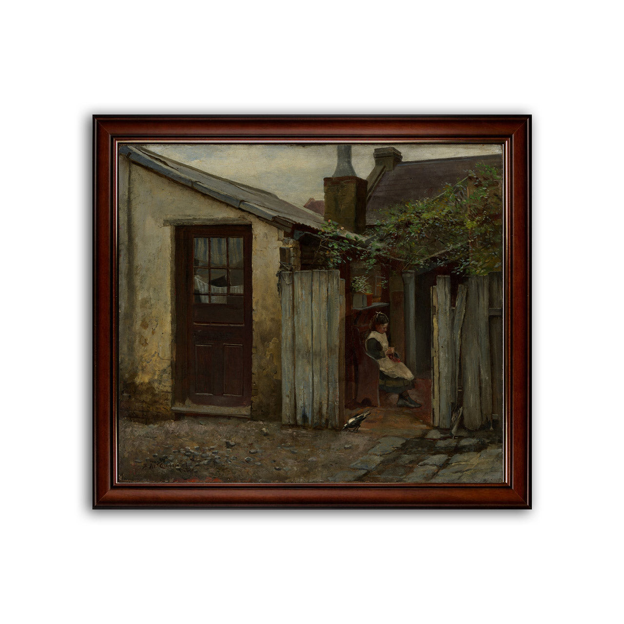 McCubbin | Girl with Bird at the King Street Bakery