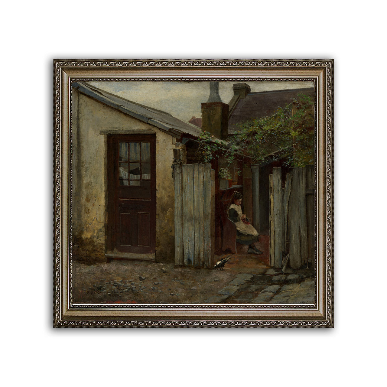 McCubbin | Girl with Bird at the King Street Bakery
