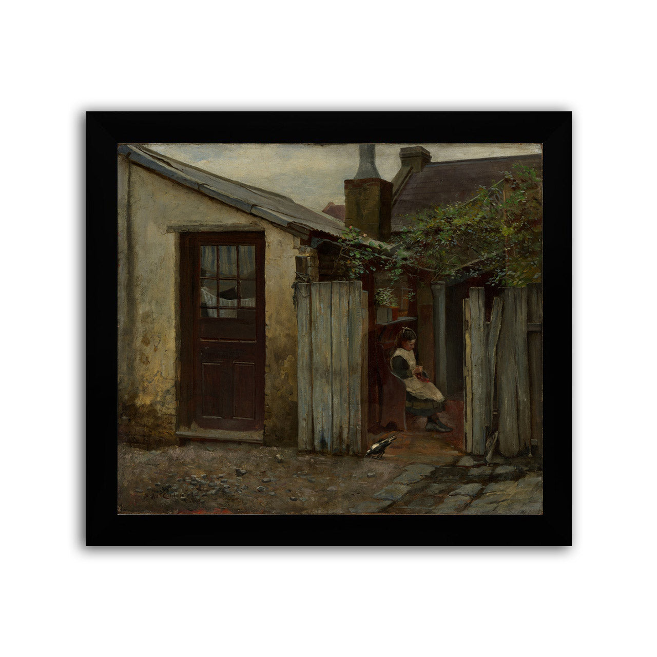 McCubbin | Girl with Bird at the King Street Bakery