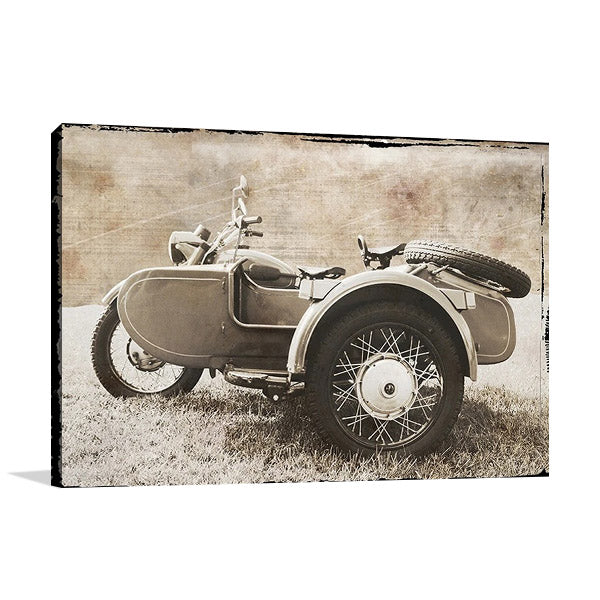 Ural Motorcycle II Wall Art Print