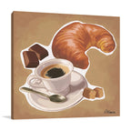 A Croissant Wall Art Print