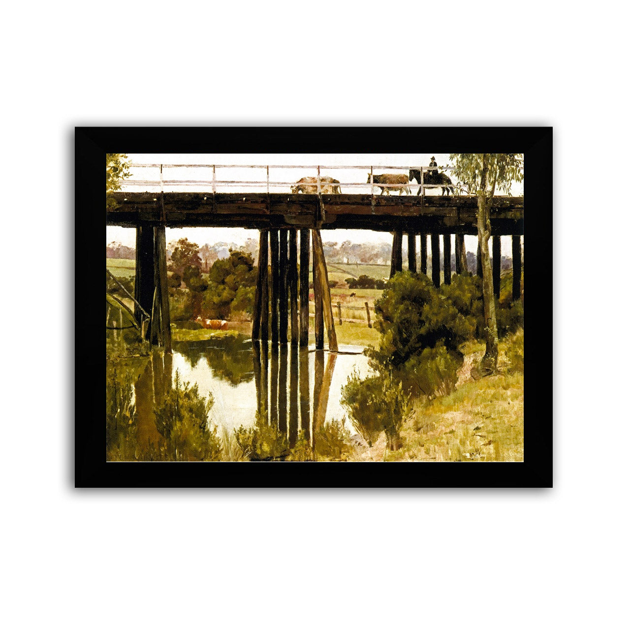 Roberts | Winter Morning after Rain Gardener Creel