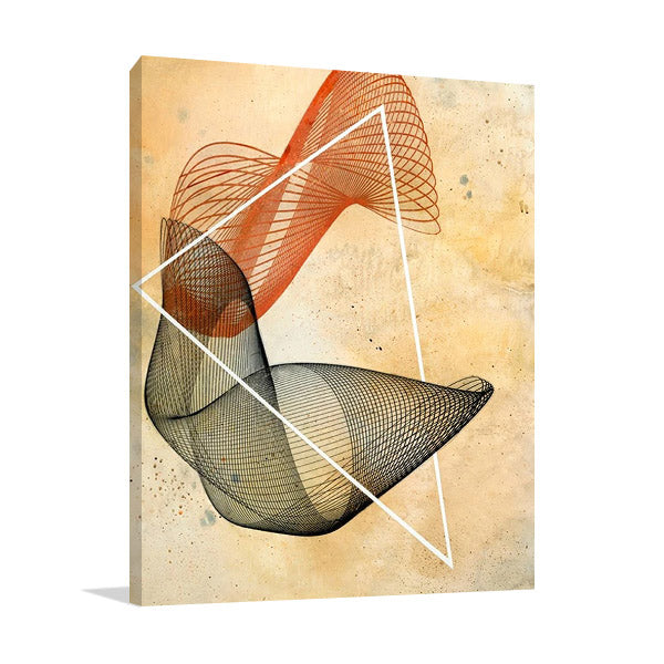 Abstract Spirograph III Wall Art Print