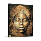 Woman African Tribal Wall Art Print
