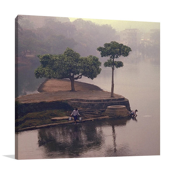 Mist of China Wall Art Print
