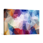 Geometrical Rainbow Wall Art Print