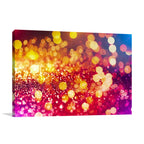 Pink Gold Lights Wall Art Print