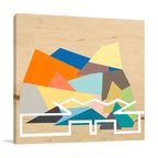 Building Silhouette III Wall Art Print