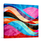 Colorful Waves Wall Art Print