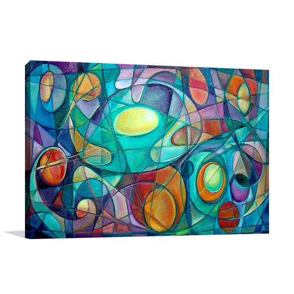 Cubism Abstract Wall Art Print