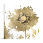 Flower Burst in Gold I Wall Art Print