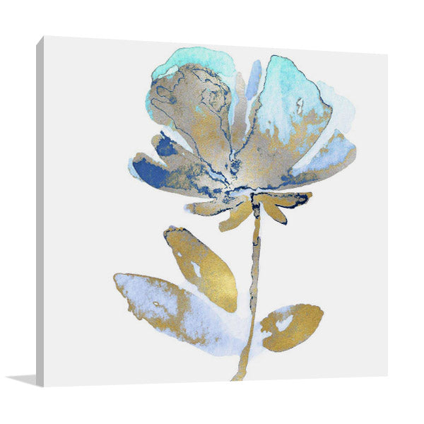 Fresh Bloom Aqua II Wall Art Print