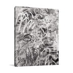 Graffiti Love Monochromatic Wall Art Print