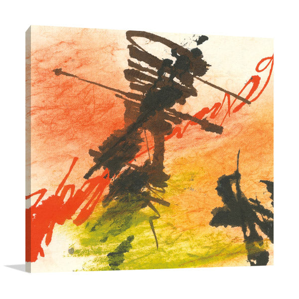 Graffiti Orange I Wall Art Print