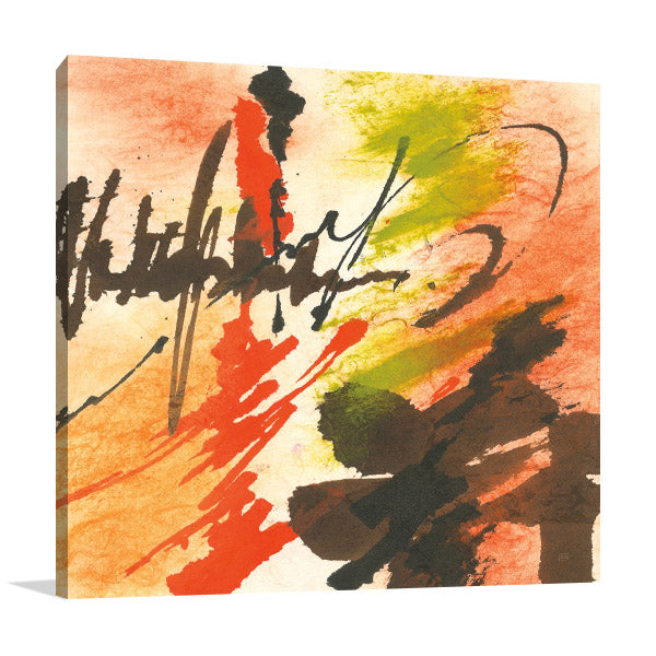 Graffiti Orange II Wall Art Print