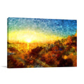 Sunset in Greece Wall Art Print