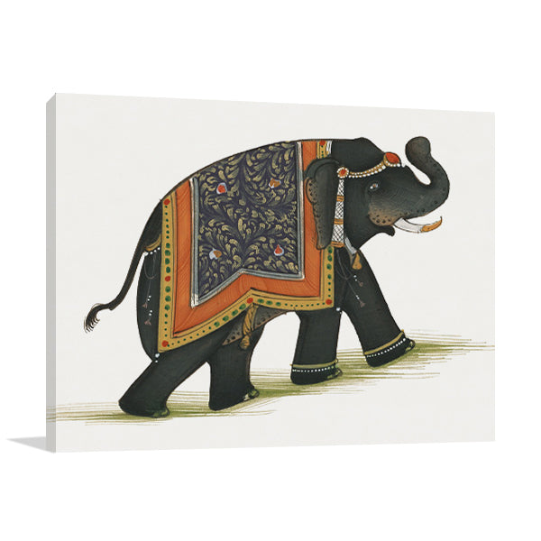 India Elephant I Wall Art Print