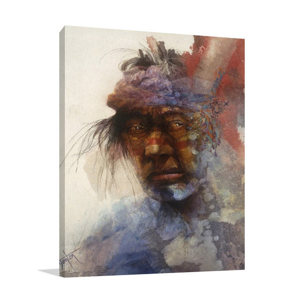 Native Indian Man Wall Art Print