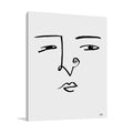 Making Faces VII Line Wall Art Print
