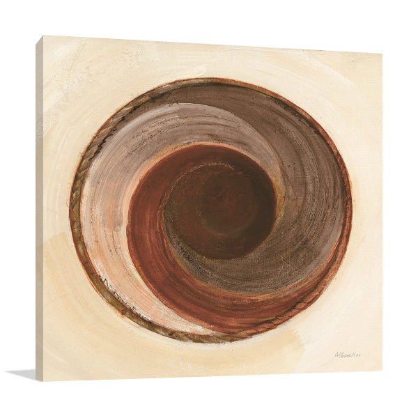 Woven Beauty Dark I Wall Art Print