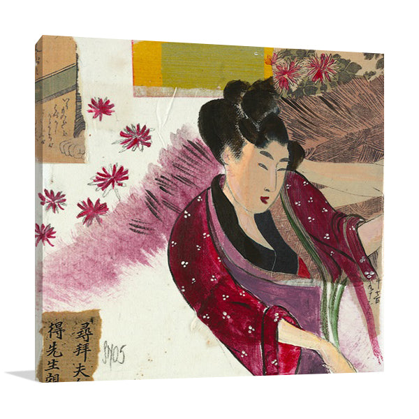 Japanese Kimono Wall Art Print