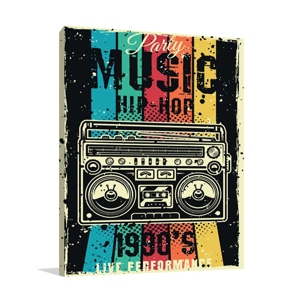 Party Music Wall Art Print