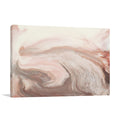 Peach Ink Flow Wall Art Print