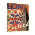 Vintage London Big Ben Wall Art Print