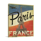 Vintage Paris Eiffel Tower Wall Art Print
