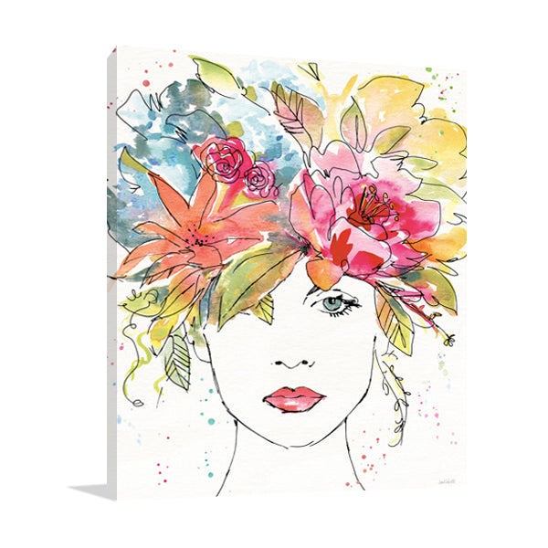 Floral Figures III Wall Art Print